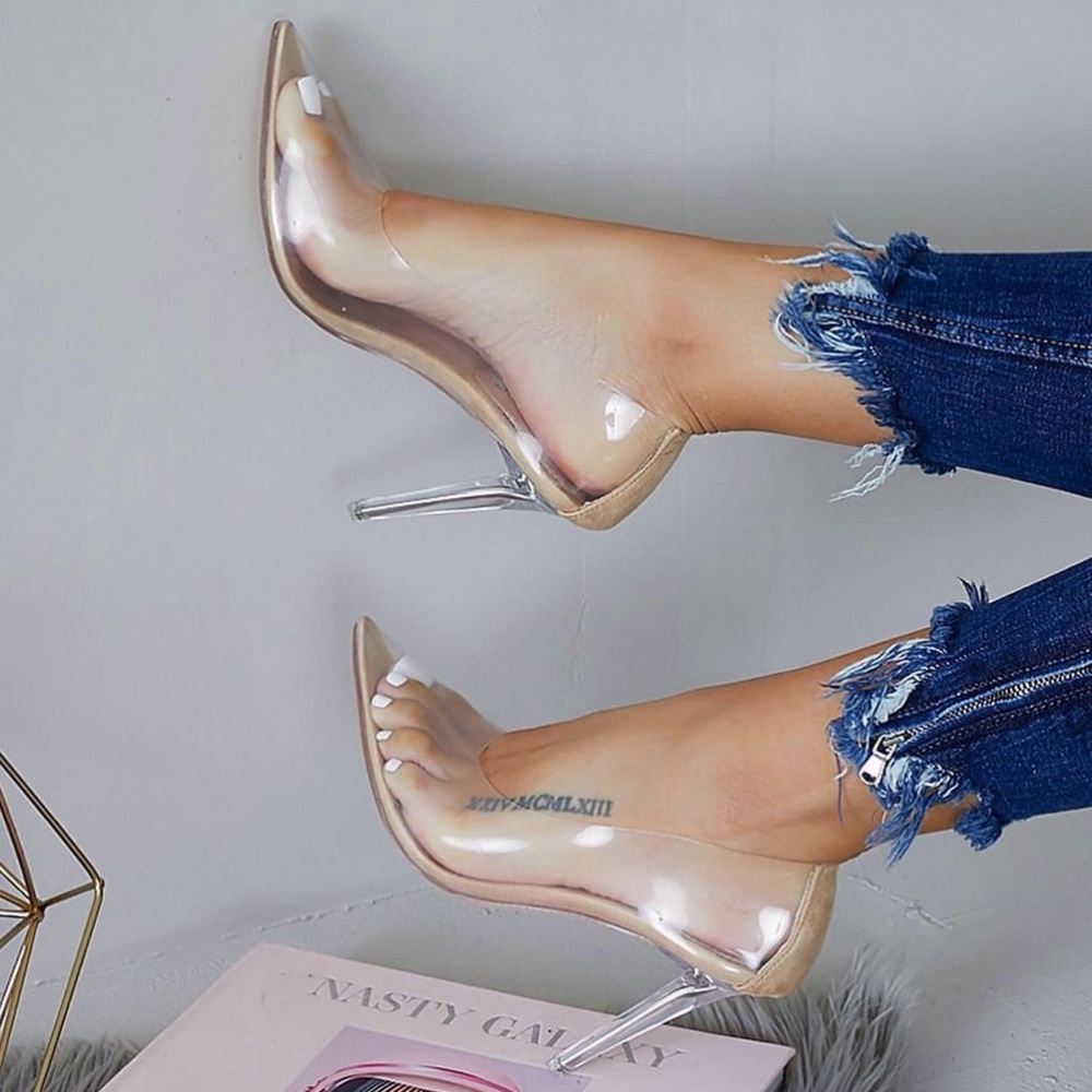 💎Restocked💎 Jenn GLASS DOLL TRANSPARENT Heel - Picture 7 of 7